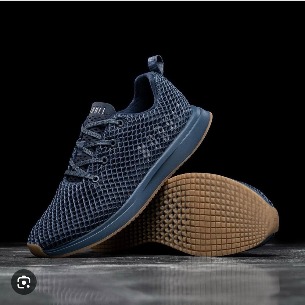 NOBULL Dark Blue Mesh Sneakers